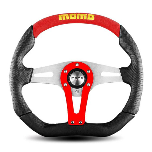 MOMO Trek Steering Wheel Red (MOM-TRK35BK0R)