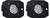 RIGID Ignite Back-Up Kit, Diffused Lens, Flush Mount, Black Housing, Pair (RIG-20641)