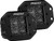 RIGID D-Series PRO Midnight Edition, Spot Diffused, Flush Mount, Pair (RIG-212513BLK)