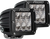 RIGID D-Series PRO LED Light, Driving Optic, Surface Mount, Black Housing, Pair (RIG-502313)