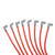 Taylor Cable Thundervolt 8.2 custom 6 cyl red (82213)