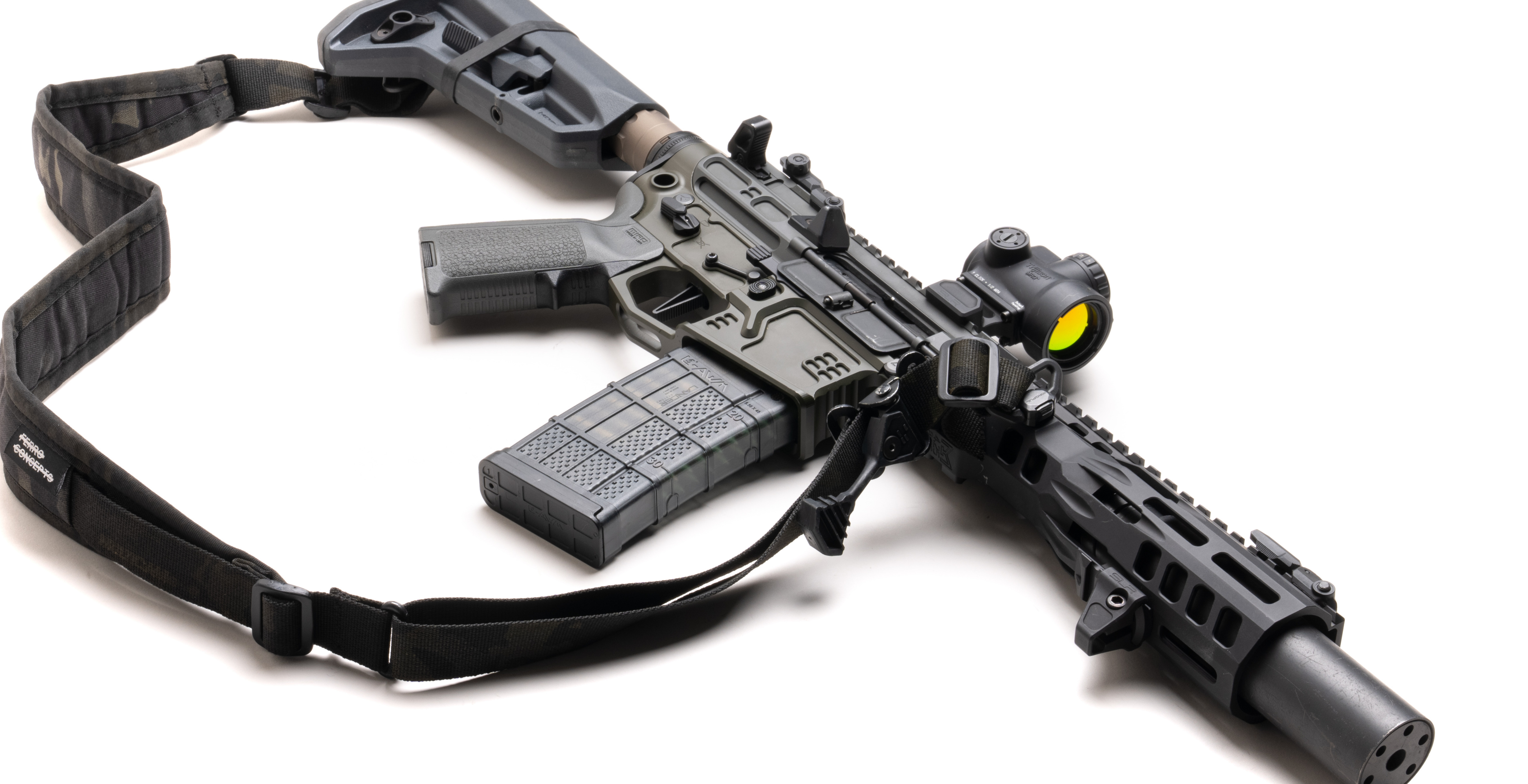 SLR AR15/M4用 チタン ロープロファイルガスブロ...+apple-en.jp