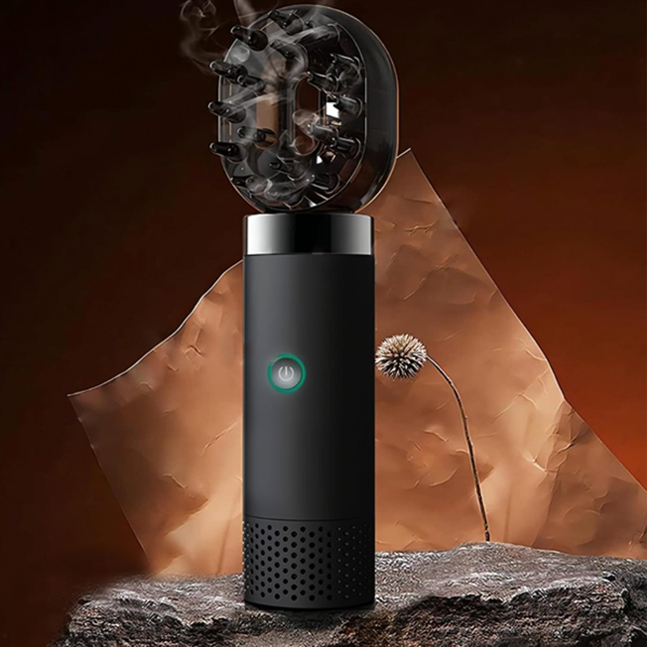 Bruleur à Encens Électrique Automatique Avec Thermostat - Argenté - Neuf Sous Blister - Garantie 1 An