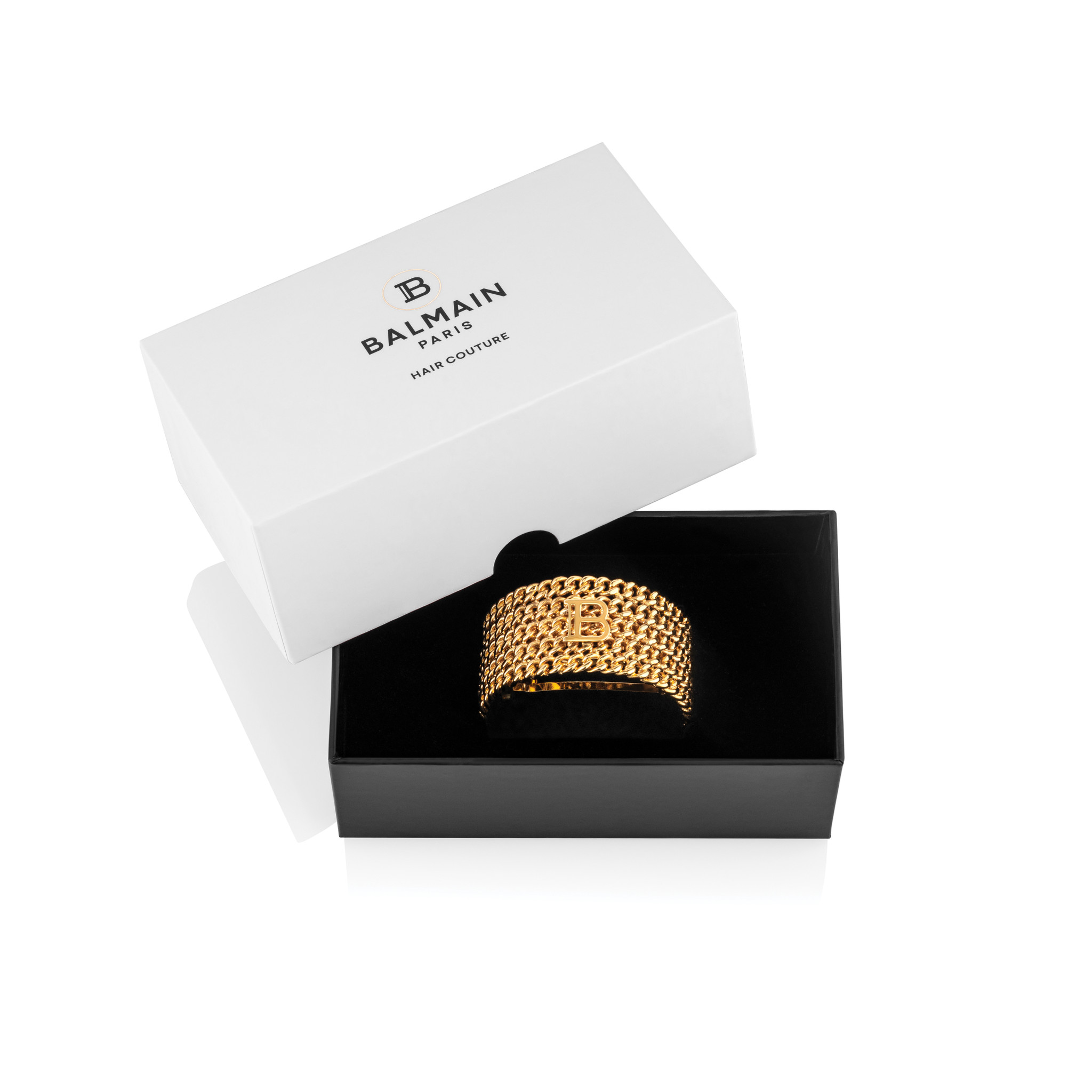 Balmain Limited Edition Large Golden Chain Clip FW22
