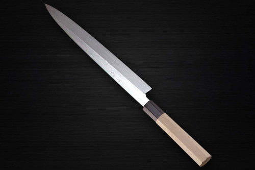Sabun Honyaki Gyokuhaku-ko (White Steel) Japanese Chef's Yanagiba(Sashimi) 270mm