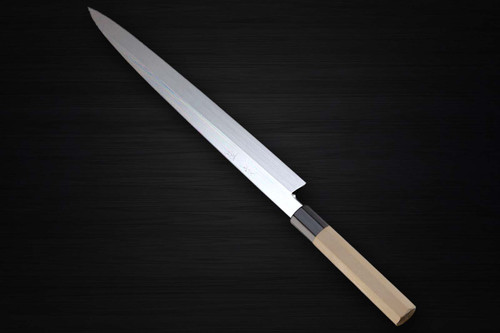 Sabun Honyaki Gyokuhaku-ko (White Steel) Japanese Chef's Yanagiba(Sashimi) 330mm