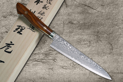 Shigeki Tanaka 33-Layer R2(SG2) Damascus IR Japanese Chef's Gyuto Knife 210mm with Desert Ironwood Handle