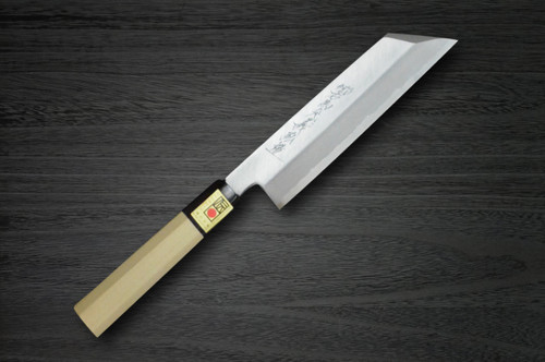 Yoshihiro Aogami No.2 Aogasumi B2HC Japanese Chef's Kenmuki(Vegetable) 180mm with Magnolia Wood Handle