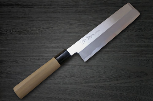 Yoshihiro White No.2 Supreme Jousaku JCHC Japanese Chef's Usuba(Vegetable) 180mm with Magnolia Wood Handle