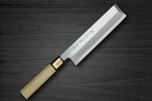 Yoshihiro Aogami No.2 Aogasumi B2HC Japanese Chef's Usuba(Vegetable) 195mm with Magnolia Wood Handle