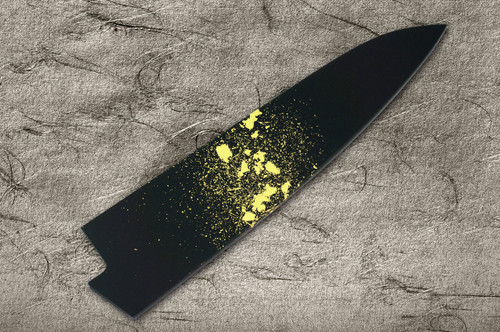Saya Sheath with Genuine 24K Gold Star Stream Chef Knife(Gyuto) 240mm