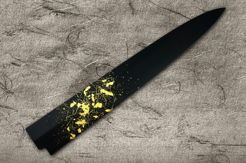 Saya Sheath with Genuine 24K Gold Star Stream Yanagiba(Sashimi) 300mm