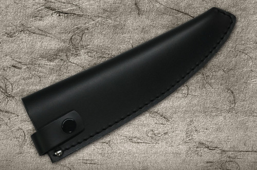 Natural Leather Knife Cover Saya Sheath Santoku Knife 180mm
