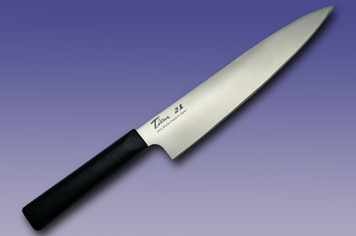 FOREVER Hybrid Silver Titanium 21 High Grade Japanese Chef's Gyuto Knife 220mm FOREVER Hybrid Silver Titanium 21 High Grade Japanese Chef's Gyuto Knife 220mm