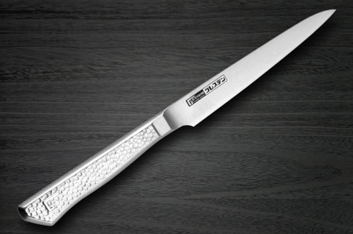 GLESTAIN TM All-Stainless Japanese Chef's Slim Petty Knife(Utility) 100mm