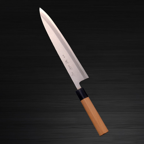 Sakai Kikumori Supreme Shiroko (White steel) Japanese Chef's Mioroshi Deba 240mm