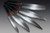 Iseya I-series 33 Layer VG-10 Damascus Hammered Japanese Chef's Knife SET (Gyuto - Santoku - Vegetable Knife(Nakiri) - Yanagiba - Petty)