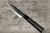 Takeshi Saji Aogami No.2 Colored Damascus EB Japanese Chef's Petty Knife(Utility) 130mm with Silver-Ringed Ebony Handle