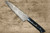 Takeshi Saji R2(SG2) Black Damascus MCB Japanese Chef's Gyuto Knife 210mm with Black Micarta Handle