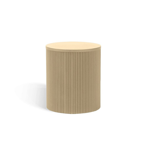 Taskfurn Piza Side Table 500 Dia x 600H - Natural Oak