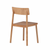 Lucas Dining Chair Side - Natural Oak