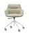 Dahlia 4 Star Chair - Sand - White Frame