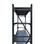 BS2060 Heavy Duty Black Garage Shelving - End Frame View
