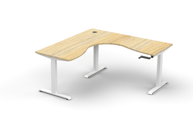 Boost Crank Manual Height Adjustable Corner Workstation Range - Lismore ...