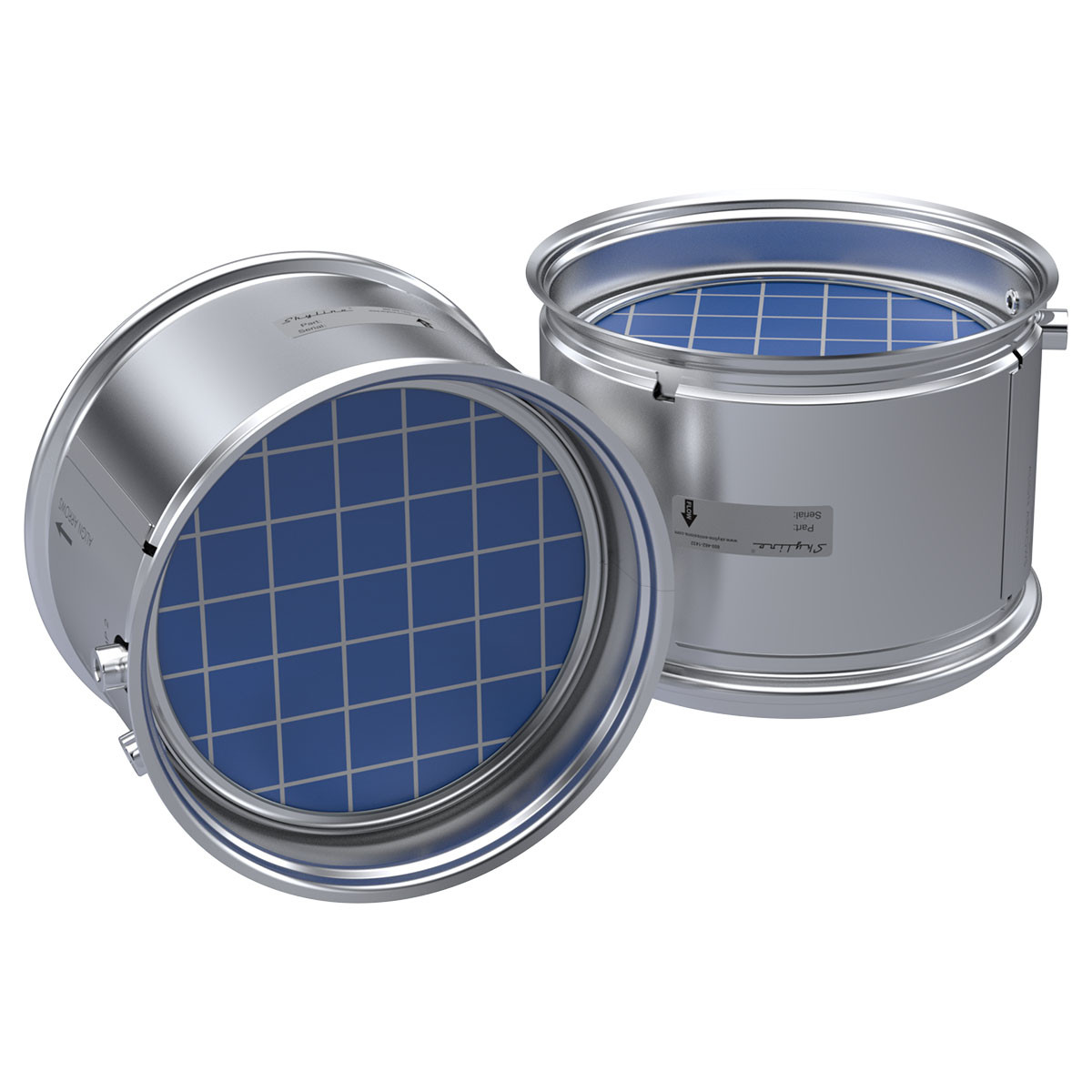 New Skyline Diesel Particulate Filter DPF Kit For Cummins ISB & QSB 6 ...