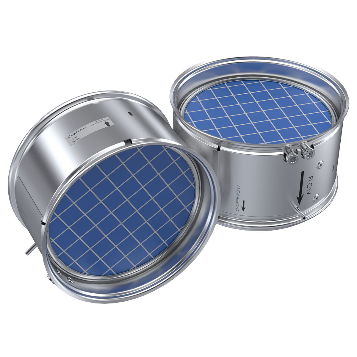 New Genuine Skyline Emissions Diesel Particulate Filter XQ0713-C DPF ...