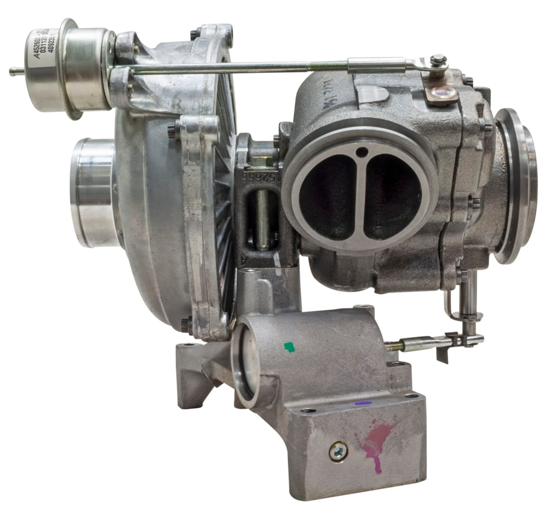 New Genuine OEM Garrett GTP38 Turbocharger With Pedestal For Ford Super