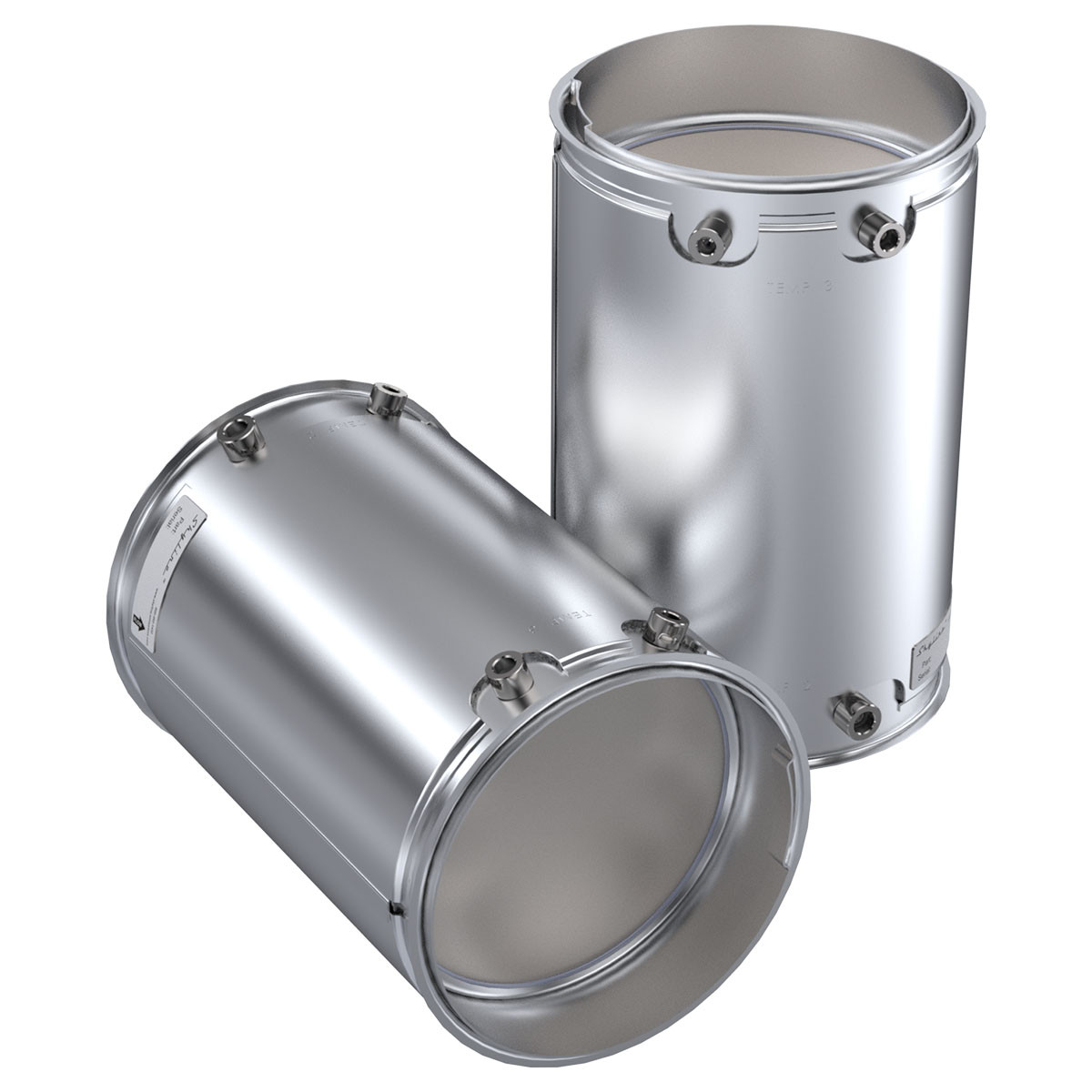 New Skyline Diesel Particulate Filter DPF Kit For Cummins ISB 6.7L ...