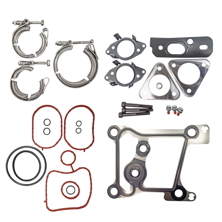 New Turbochargers Direct Turbo Installation Kit For 2011-2016 Ford F250 F350 F450 F550 6.7L PowerStroke Diesel TIK-100298-TDN