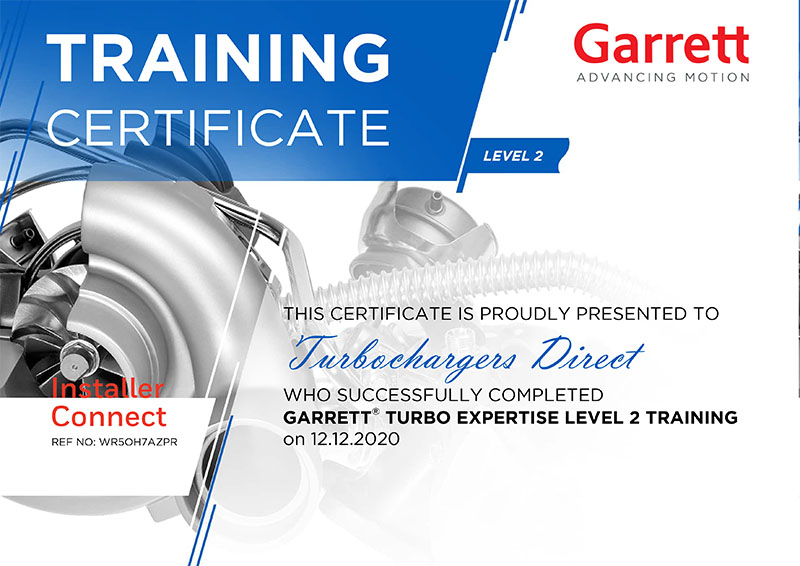 Garrett Turbocharger Training Level 2 - Turbochargers Direct