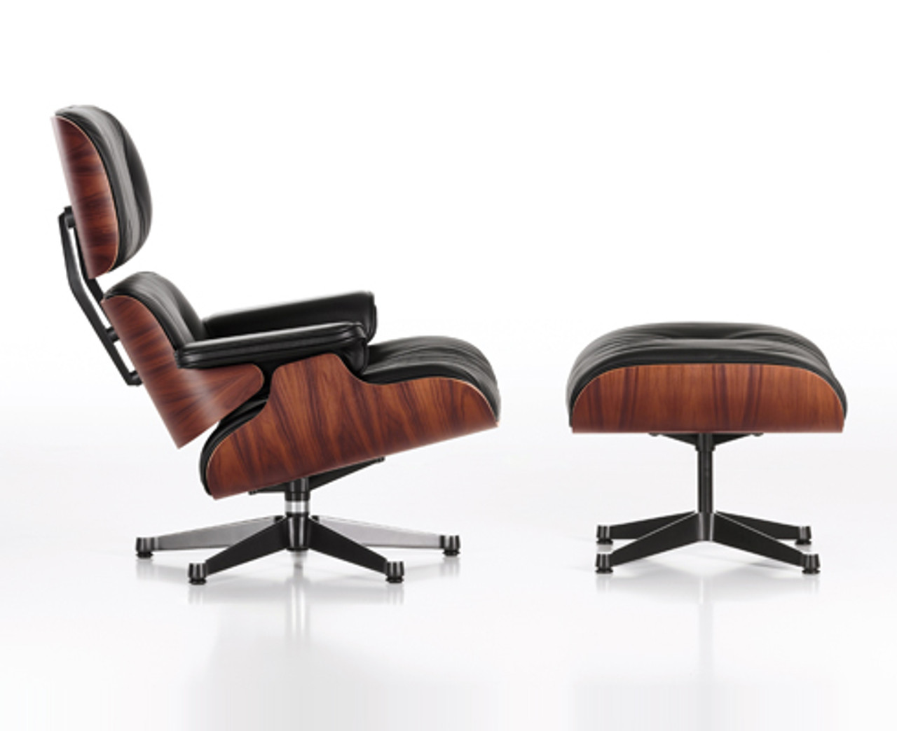 moeilijk gemak Met pensioen gaan Lounge Chair & Ottoman | Designed by Charles & Ray Eames | Replica 100% Made
