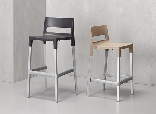 Divo Stackable Counter Stool | Outdoor & Indoor | Designed by Centro Stile | Set of 2 | Scab Design