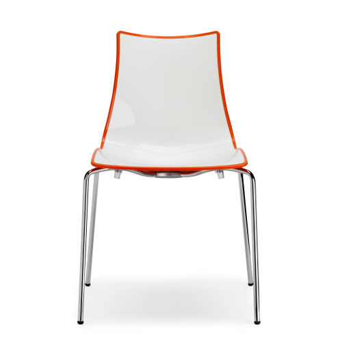 Zebra Bicolour 2272 Stackable Chair | Indoor & Outdoor | Designed by Luisa Battaglia | Set of 2 | Scab Design