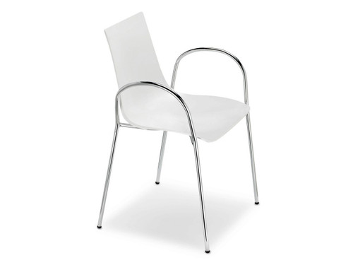 Zebra Plastic 2616 Stackable Armchair | Indoor & Outdoor | Designed by Luisa Battaglia | Set of 2 | Scab Design