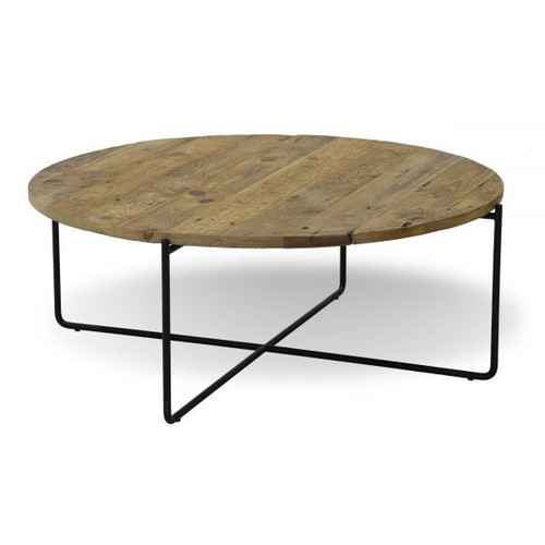 Small Coffee Table Diam 80 | Designed by RE-WOOD Lab | RE-WOOD