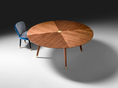 Santiago Round Dining Table | Designed by Beatriz Sempere | Black Tie