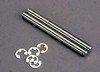 Suspension pins, 39mm hard chrome (2)/ E-clips (4)