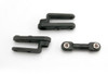 Servo horns, steering (2)/ steering link (3x12mm threaded rod (1)/ rod ends (2)/ hollow balls (2)