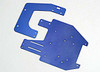 Chassis plates, T6 aluminum (front & rear)