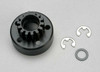 Clutch bell (14-tooth)/5x8x0.5mm fiber washer (2)/ 5mm e-clip (requires 5x10x4mm ball bearings part #4609) (1.0 metric pitch)