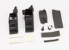 Box, receiver & battery (2)/ cover/ foam pad & adhesive/ charge jack plug (rubbe