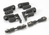 Servo horns, steering, long (2), short (2)/ linkage, steering (3x20mm turnbuckle