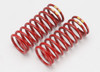 Spring, shock (red) (long) (GTR) (4.9 rate double yellow stripe) (1 pair)