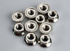 Nuts, 4mm flanged (10)