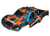Body, Slash 4X4, orange and blue (painted, decals applied)