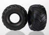 Tires, dual profile (1.5' outer and 2.2' inner) (left and right)